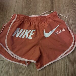 Nike Women's Orange Running Shorts